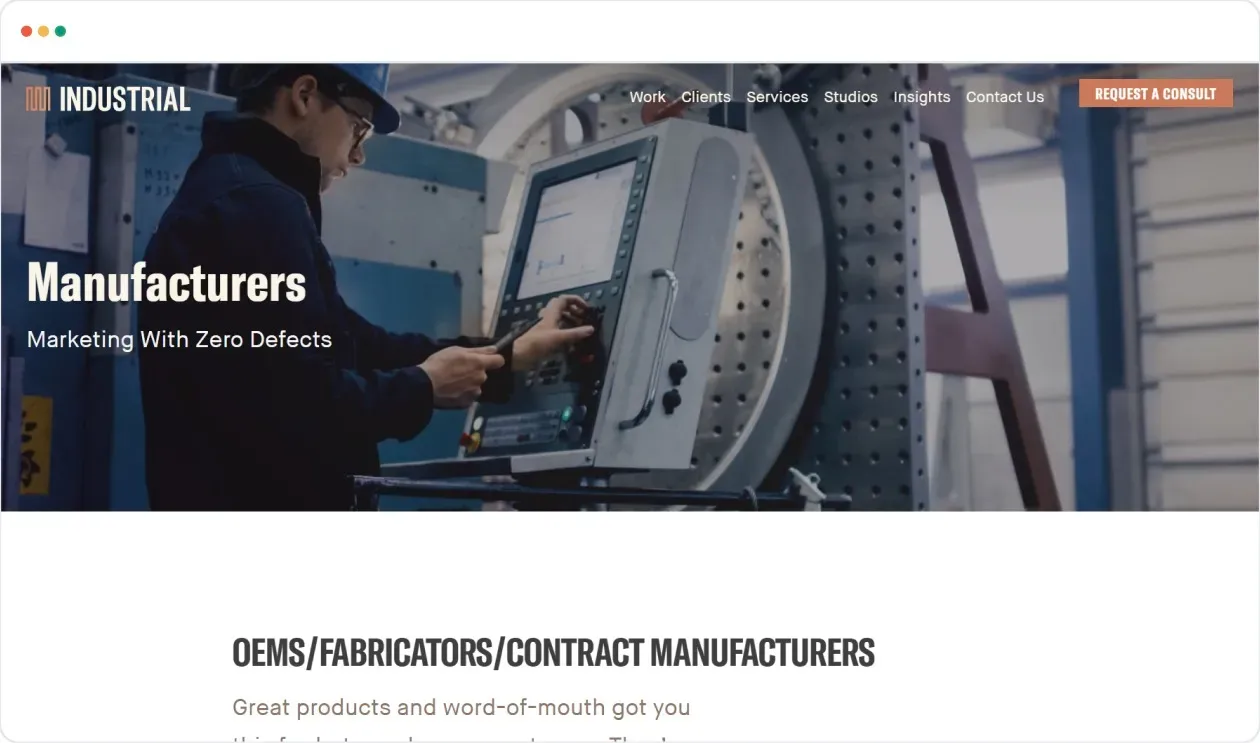 Industrial Strength Marketing for manufacturing