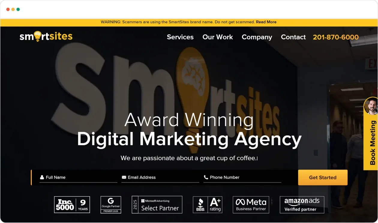 SmartSites for SEO manufacturing